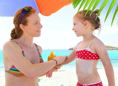 Sonnenschutz für Kinder - Gesund durch den Sommer - Es sind zwei