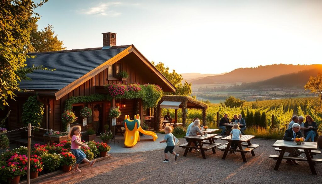 Heurigen mit Spielplatz