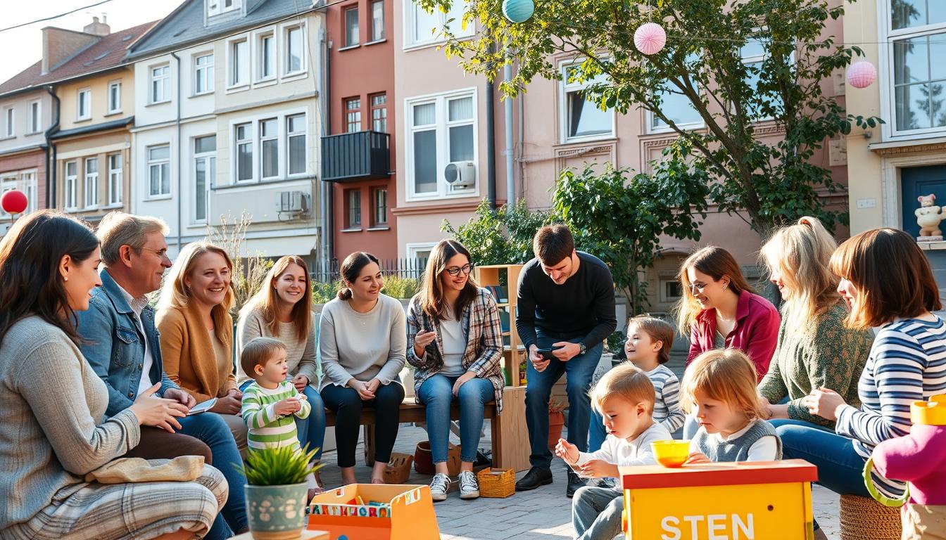 Nachbarschaftsinitiativen für Eltern in den Wiener Bezirken